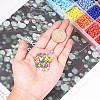 24 Colors Glass Seed Beads SEED-YW0001-01-4mm-5