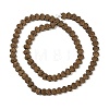 Electroplated Natural Lava Rock Beads Strands G-Q1009-G01-02H-2