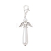 Angel Acrylic Imitation Pearl Pendant Decorations HJEW-JM02320-1