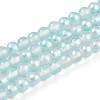 Baking Paint Transparent Glass Beads X1-DGLA-N011-4mm-05-1
