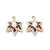 Alloy with ABS Imitation Pearl & Crystal Rhinestone & Acrylic Pendants PALLOY-Q466-04G-05-1