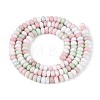 Ombre Effect Dyed Glass Beads Strands GLAA-T030-07A-02-2