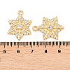 Christmas Alloy Rhinestone Pendants FIND-B059-06G-02-3