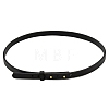 6MM Flat Leather Cord Adjustable Choker Necklaces NJEW-CL0001-26-1