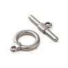 Non-Tarnish 304 Stainless Steel Toggle Clasps STAS-Q324-05P-2