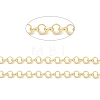 3.28 Feet Rack Plating Brass Rolo Chains X-CHC-B021-02G-2
