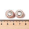 Opaque Resin European Beads RESI-C055-01F-3