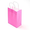 Pure Color Kraft Paper Bags AJEW-G020-C-02-2