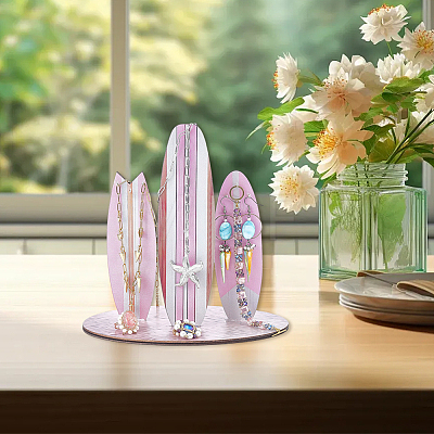 Wooden Jewelry Organizer Display Towers ODIS-SP0001-19A-1