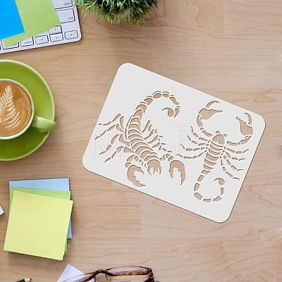 Large Plastic Reusable Drawing Painting Stencils Templates DIY-WH0202-197-1