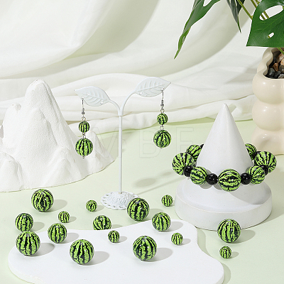 30Pcs 3 Styles Opaque Acrylic Beads MACR-PA0001-68-1