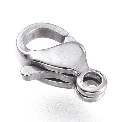 316 Surgical Stainless Steel Lobster Claw Clasps STAS-M281-01P-A-1