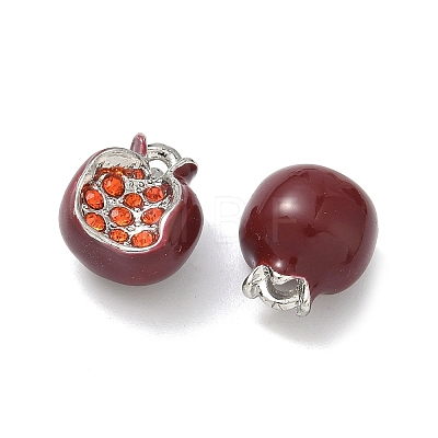 Alloy Rhinestone Charms FIND-G108-01P-1