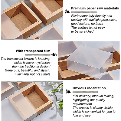 Kraft Paper Jewelry Boxes CON-WH0068-65E-1