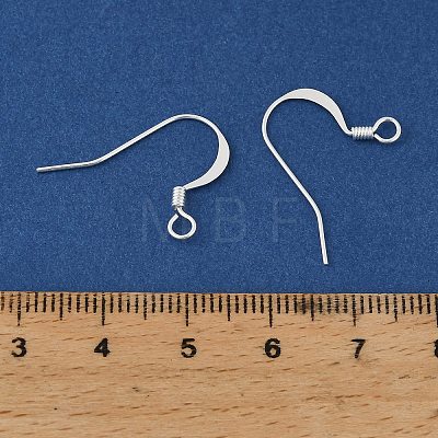 Brass Earring Hooks KK-H258-06C-S-1