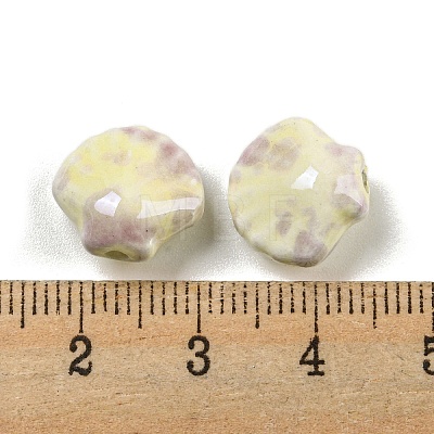 Shell Shape Handmade Porcelain Beads PORC-E022-01B-1