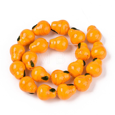 Handmade Lampwork Beads LAMP-T022-04G-1