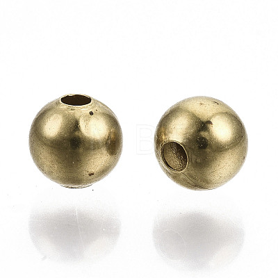 Brass Beads KK-R141-5mm-01C-NF-1