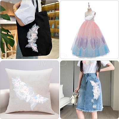 Polyester Embroidery Lace Sewing Ornaments DIY-WH2031-077B-01-1