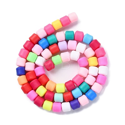 Handmade Polymer Clay Bead Strands X-CLAY-ZX006-01K-1