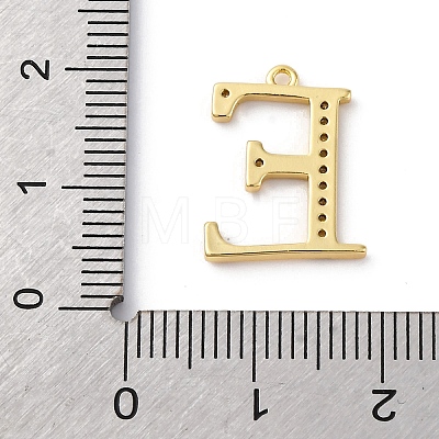Rack Plating Brass Micro Pave Cubic Zirconia Pendant KK-H449-76G-01-1