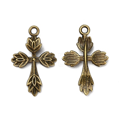 Tibetan Style Alloy Gothic Pendants MLF0175Y-NF-1