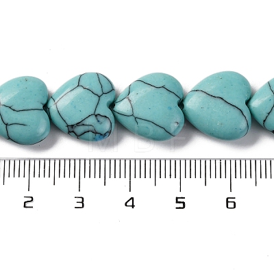 Synthetic Turquoise Beads Strands G-I372-A07-02-1