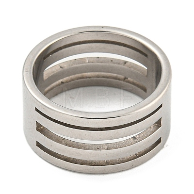 201 Stainless Steel Rings X-RJEW-A034-10P-1-1