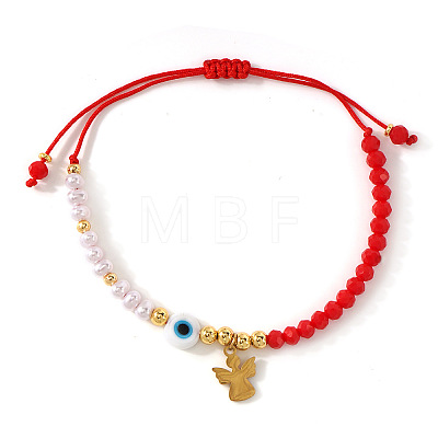 304 Stainless Steel Charm Bracelets PB8493-1-1