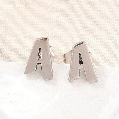 304 Stainless Steel Stud Earrings SA-T001-03P-1