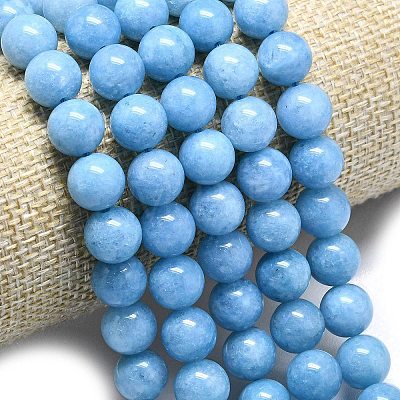 Natural Malaysia Jade Beads Strands G-L645-A01-10mm-15-1