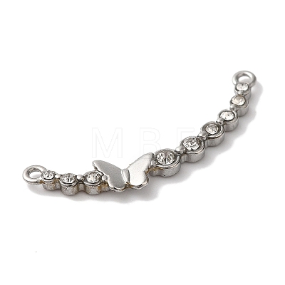 304 Stainless Steel Rhinestone Links STAS-L081-001P-1