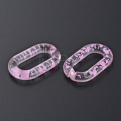 Transparent Acrylic Linking Rings OACR-N009-013B-14-1