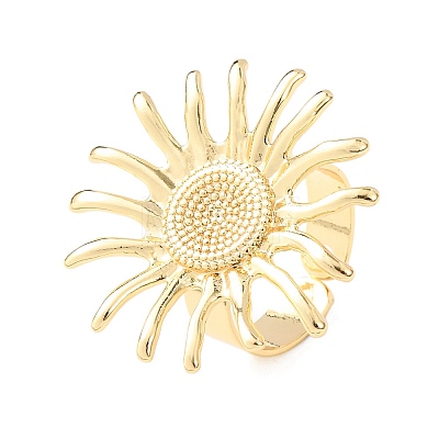 Brass Cuff Open Rings RJEW-Z129-02G-02-1