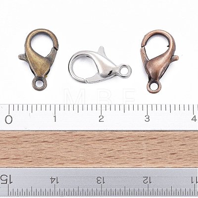 Zinc Alloy Lobster Claw Clasps E105-M-1