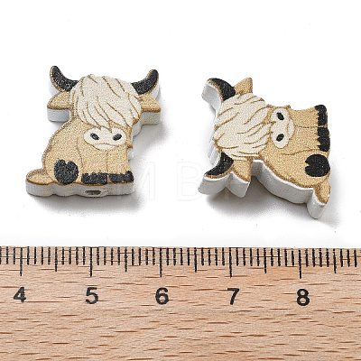 Printed Wood Beads WOOD-G023-03A-1