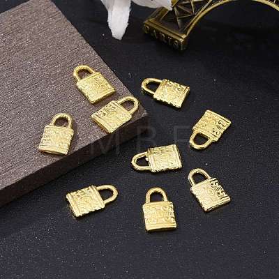 Tibetan Style Alloy Padlock Charms K08UH012-1