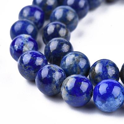 Natural Lapis Lazuli Beads Strands X-G-E465-8mm-01-1