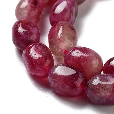 Dyed Natural Malaysia Jade Beads Strands G-P528-I03-01-1