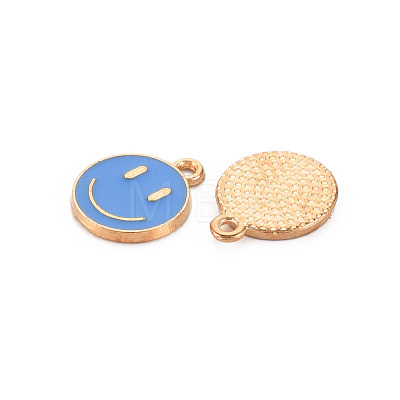 Alloy Enamel Charms ENAM-S121-165I-RS-1