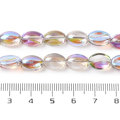 Electroplate Glass Beads Strands EGLA-B005-01A-FR05-1