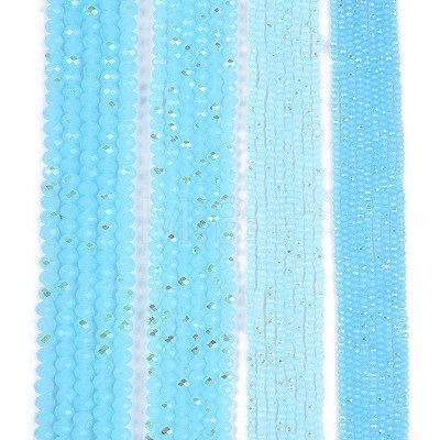 Electroplate Glass Beads Strands EGLA-A044-J6mm-L04-1