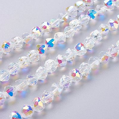 Glass Imitation Austrian Crystal Beads GLAA-O019-03A-1