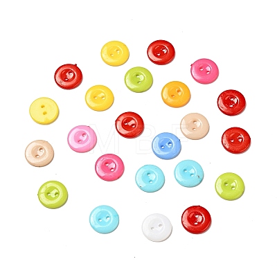 Acrylic Sewing Buttons for Costume Design BUTT-E087-B-M-1