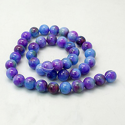 Jade Beads Strands G-D264-8mm-XH13-1