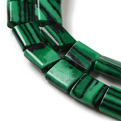 Synthetic Malachite Beads Strands G-F762-A11-01-1
