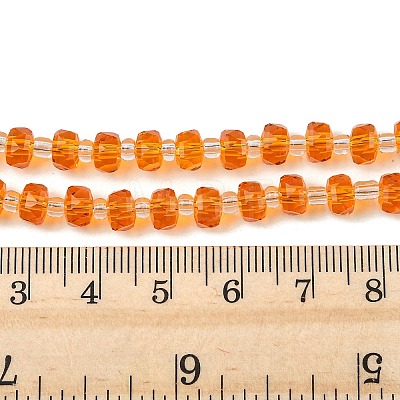 Transparent Glass Beads Strands GLAA-P076-01A-06-1