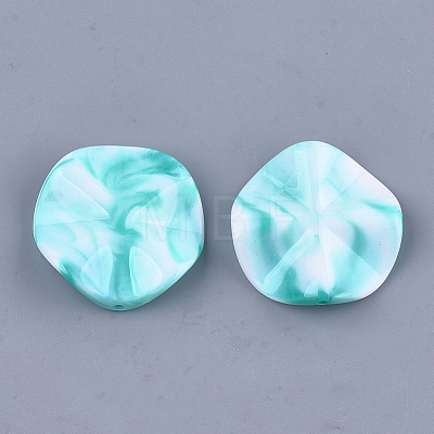 Acrylic Beads OACR-S031-12B-1