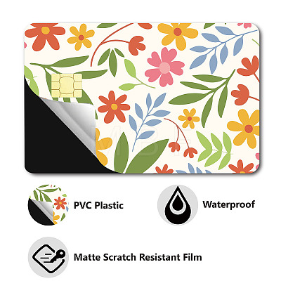 PVC Plastic Waterproof Card Stickers DIY-WH0432-013-1