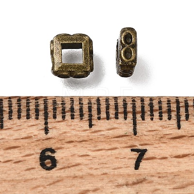 Tibetan Style Alloy Spacer Beads AL-CBA3B63-01AB-1